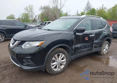 2016 Nissan Rogue Sv from USA, damaged, VIN KNMAT2MV0GP603383